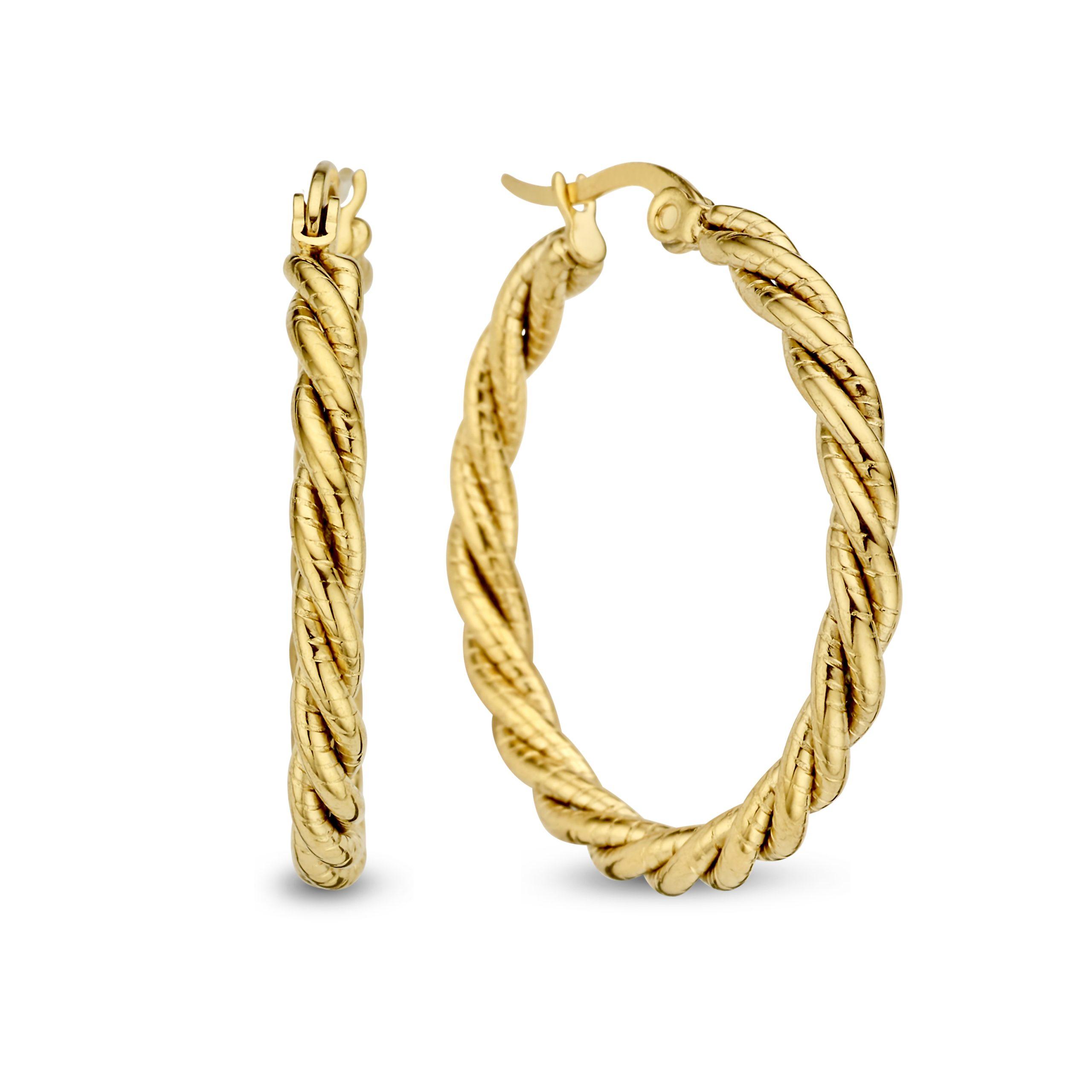 Twisted Hoop Earrings - CO88 Collection